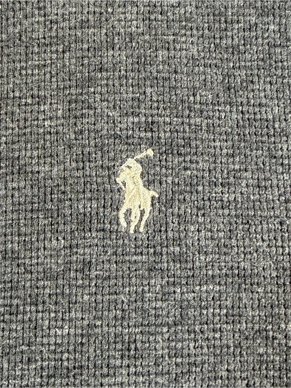 Polo‎ by Ralph Lauren Men’s Gray V-Neck Knit Sweater